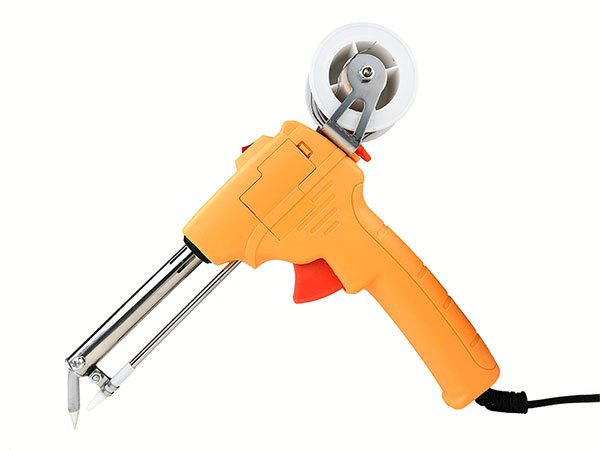 External heat type automatic soldering gun