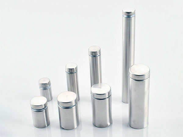 Aluminum sign standoffs