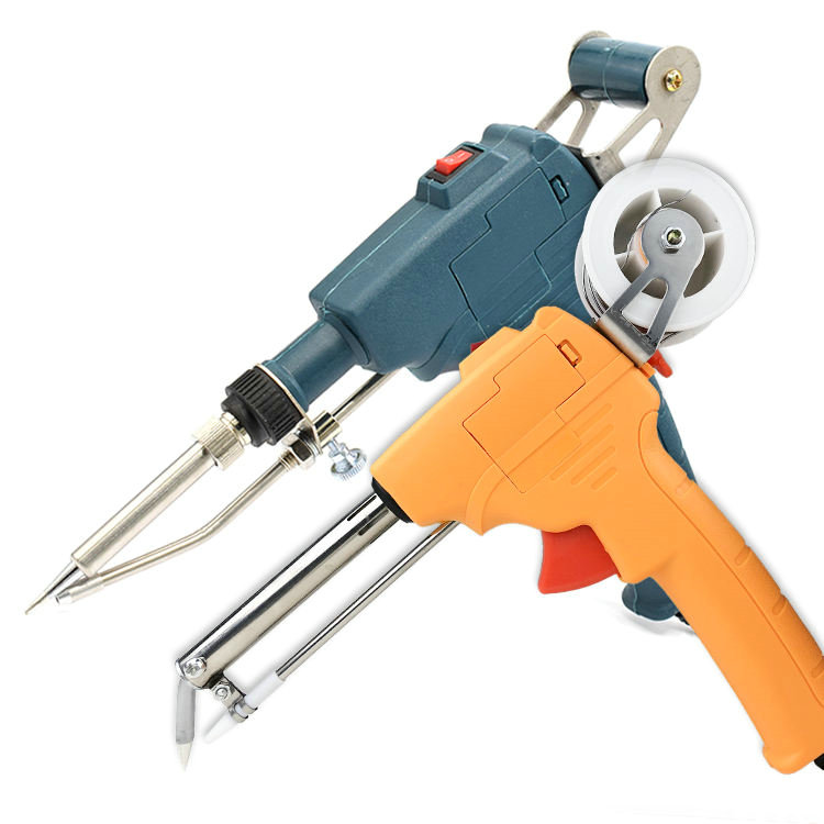 Internal heat type automatic soldering gun